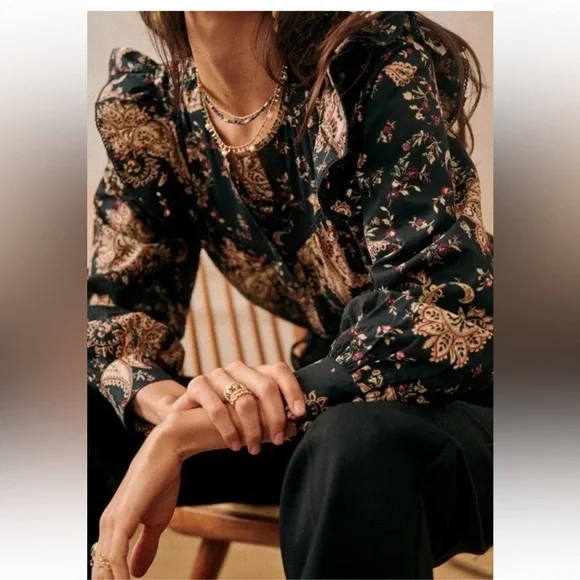 Sézane Meadow Blouse Size 38 / US 6 - Picture 2 of 10